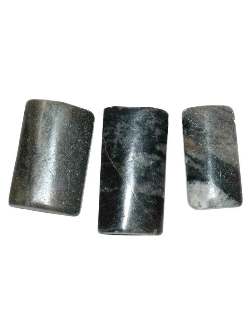 Picasso Marble 35mm & 30mm Rectangle Pendant 3-piece Pendant Bead Set NG2135